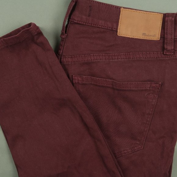 Rise Skinny Sateen Jeans 